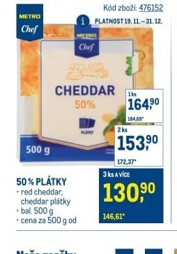50% plátky