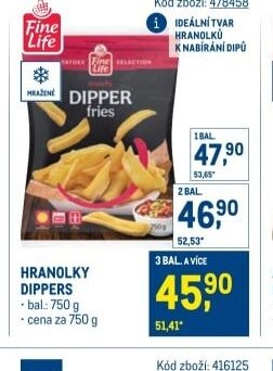 Hranolky Dippers