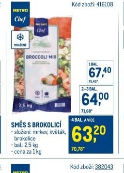 SMĚS S BROKOLICÍ