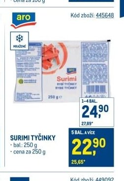 Surimi tyčinky