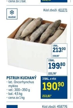 Pstruh kuchaný