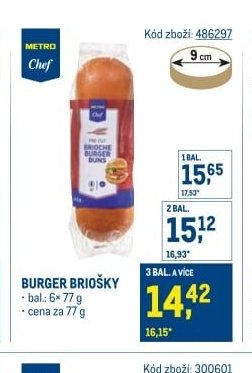 BURGER BRIOŠKY