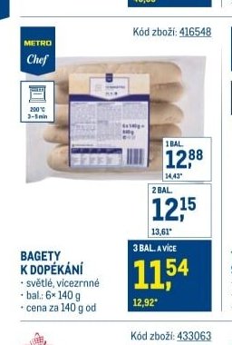 BAGETY K DOPÉKÁNÍ