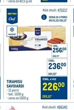 TIRAMISU SAVOIARDI