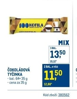 ČOKOLÁDOVÁ TYČINKA (Kofila)