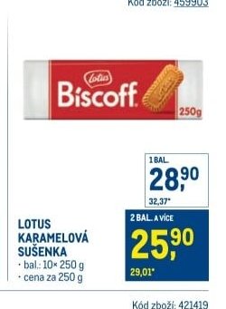 LOTUS KARAMELOVÁ SUŠENKA