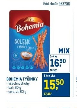 BOHEMIA TYČINKY