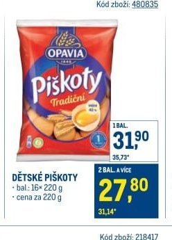 DĚTSKÉ PIŠKOTY