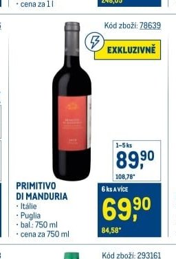 PRIMITIVO DI MANDURIA