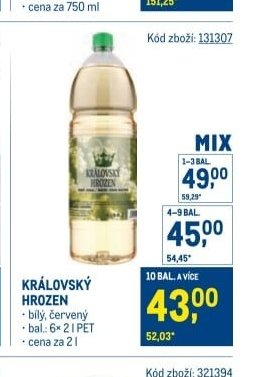 KRÁLOVSKÝ HROZEN