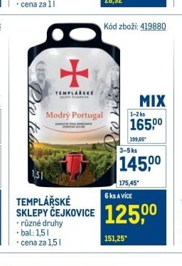 TEMPLÁŘSKÉ SKLEPY ČEJKOVICE