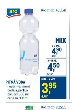 PITNÁ VODA
