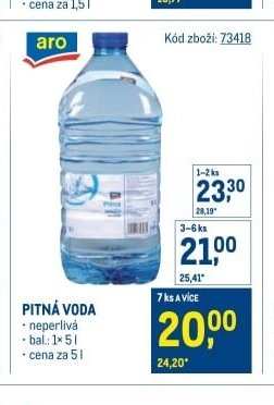 PITNÁ VODA