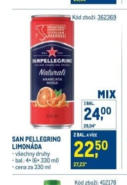 San Pellegrino limonáda