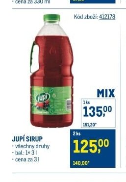 Jupí sirup