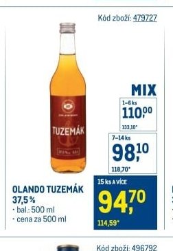 OLANDO TUZEMÁK 37,5 %