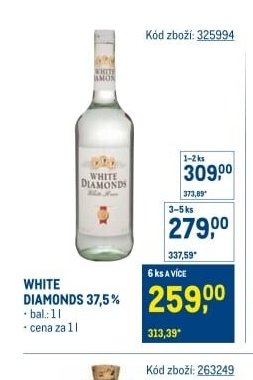 WHITE DIAMONDS 37,5%