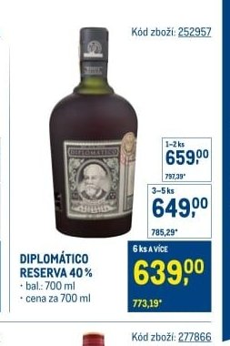 DIPLOMÁTICO RESERVA 40%