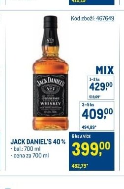 JACK DANIEL'S 40%