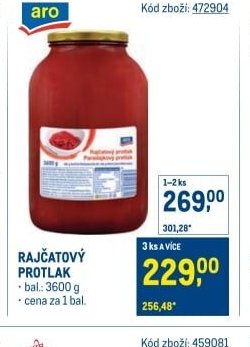 RAJČATOVÝ PROTLAK