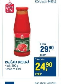 RAJČATA DRCENÁ