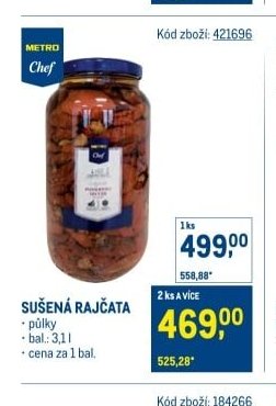 SUŠENÁ RAJČATA