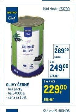 OLIVY ČERNÉ
