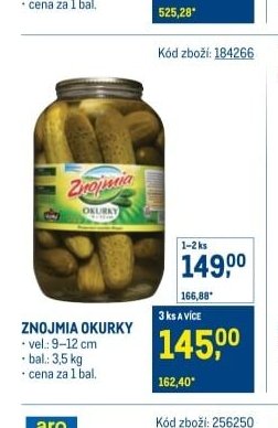 ZNOJMIA OKURKY