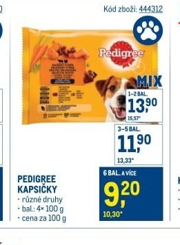 PEDIGREE KAPSIČKY