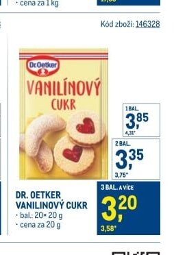 DR. OETKER VANILÍNOVÝ CUKR