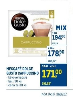 NESCAFÉ DOLCE GUSTO CAPPUCCINO