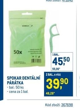 Spokar dentální párátka