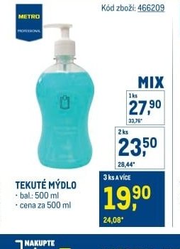 Metro Professional tekuté mýdlo