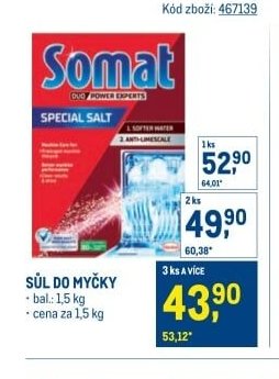 Somat sůl do myčky