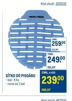 SÍTKO DO PISOÁRU