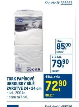 Tork papírové ubrousky