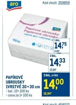 Papírové ubrousky