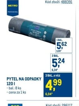 Pytel na odpadky 120 l