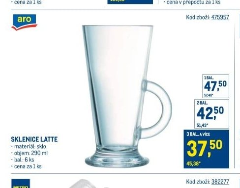SKLENICE LATTE