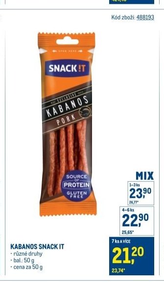 KABANOS SNACK IT