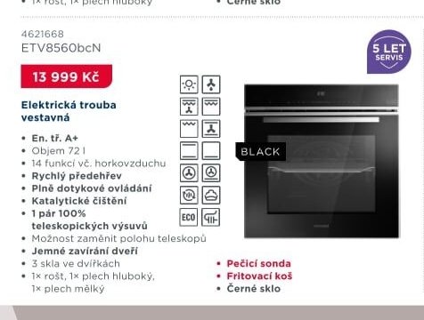 Elektrická trouba vestavná ETV8560bcN - ASKO aktualniletaky.eu