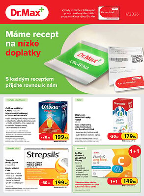 aktuální leták Dr. Max 1.1.2026-31.1.2026