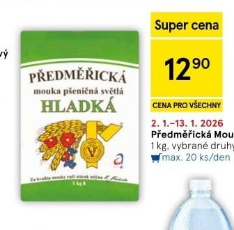 Předměřická mouka pšeničná světlá 1 kg, vybrané druhy - Tesco aktualniletaky.eu