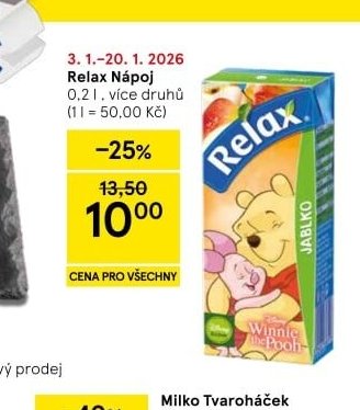 Relax Nápoj - Tesco aktualniletaky.eu