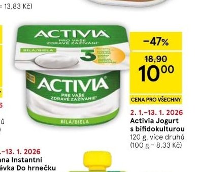 Activia Jogurt s bifidokulturou - Tesco aktualniletaky.eu