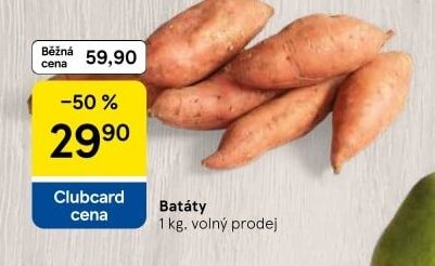 Batáty - Tesco aktualniletaky.eu