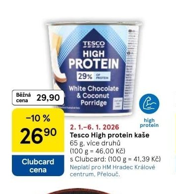 Tesco High protein kaše - Tesco aktualniletaky.eu