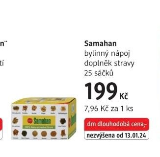 Samahan bylinný nápoj - dm drogerie aktualniletaky.eu