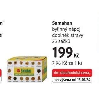 Samahan bylinný nápoj - dm drogerie aktualniletaky.eu