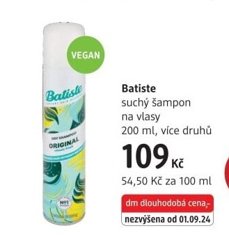 Batiste suchý šampon na vlasy 200 ml - dm drogerie aktualniletaky.eu